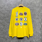 Amiri long sleeve shirts medal set printing