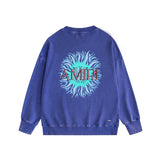 Amiri washed sweatshirt colored sun print washed old