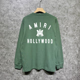 Amiri long sleeve shirts hollywood spider printing