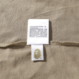 Bathing Ape T-Shirt Embroidered with Letters Short Sleeve T-Shirt
