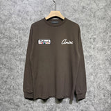 Amiri long sleeve shirts billiard sketch printing