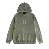 Amiri washed hoodie xiaojian letter group washed and distressed printing