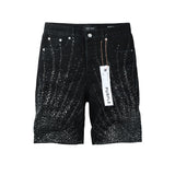 purple brand denim shorts