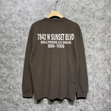 Amiri long sleeve shirts with gray wolf print