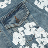Denim Tears jacket denim jacket men and women, old denim jacket
