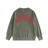 Amiri washed sweatshirt hollywood pure letterprinting washed and distressed