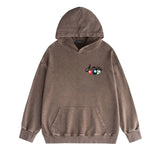 Amiri washed hoodie billiard cue washed distressed printing