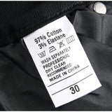 Mens Fashion Jeans pure black 5609#