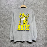 Amiri long sleeve shirts tiger printing