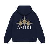 Amiri hoodie bone crack star print