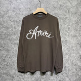 Amiri long sleeve shirts snake letterprinting