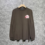 Amiri long sleeve shirts pink beach print