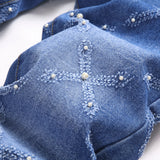Mens Fashion Jeans Chain embroidery S8261#