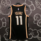 NBA Jerseys Eagles, Limited Black 11, Trey Young