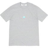 Mens T-shirts 21FW Sticker Tee Box Sticker Print Crew Neck Short Sleeve T-Shirt
