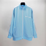 Palm Angels sweatshirt Striped zip-up cardigan