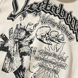 Vertabrae Hoodie Fall/Winter Vertabrae Cross Roads Hoodie Skull Loose Hooded Sweater