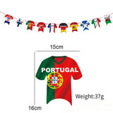 Themed Party Supplies Soccer Pennant Banner – World Cup Party Decoration for Bars & Clubs