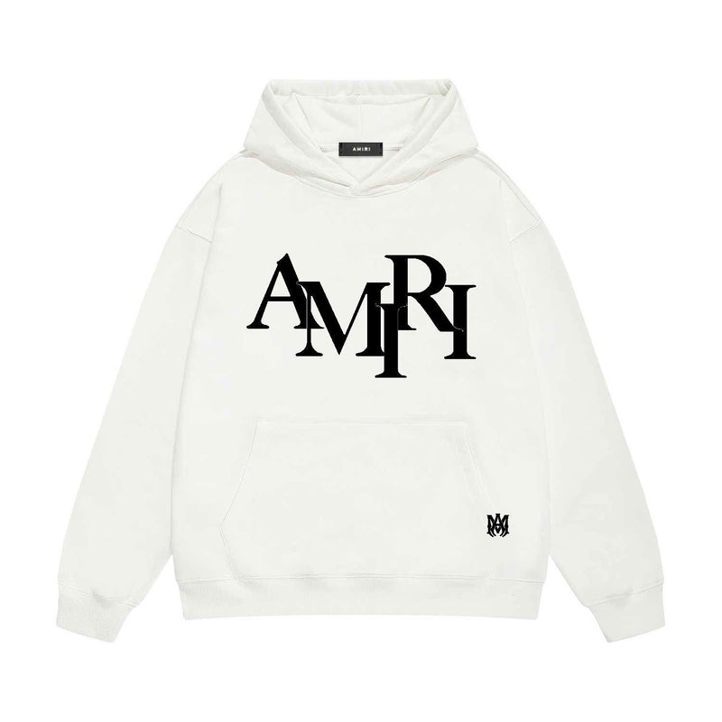 Amiri hoodie with gap superimposed letter foam printing