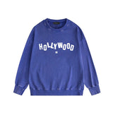 Amiri washed sweatshirt Hollywood alphabet print washed old