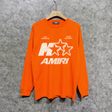 Amiri long sleeve shirts spotted five-pointed star printing