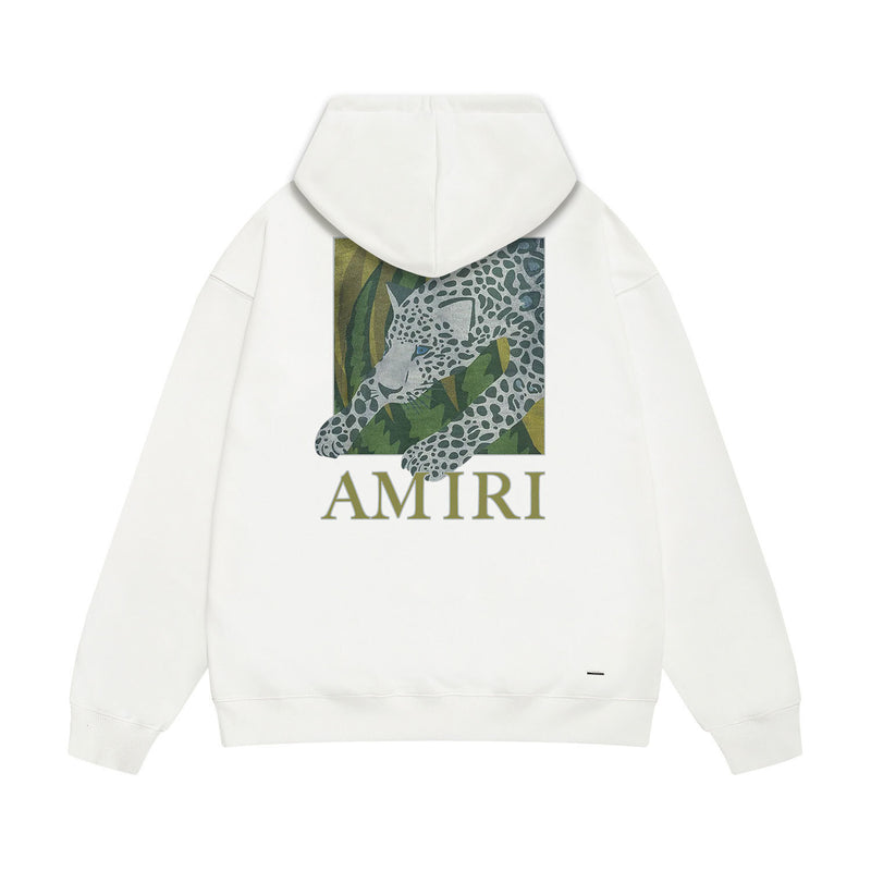 Amiri hoodie black panther print