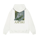 Amiri hoodie black panther print