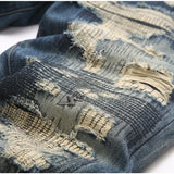 Mens Fashion Jeans damaged #027