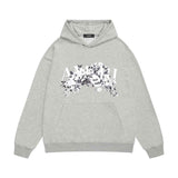 Amiri hoodie colorless floral print