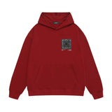 Amiri hoodie simple logo square sleeve print