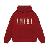 Amiri hoodie retro totem printing