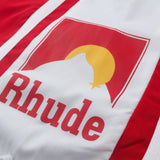 Rhude Shorts Sunset Theme Casual Color Matching Shorts Beach Shorts