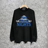 Amiri long sleeve shirts earth letter printing