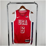 NBA Jerseys 24, USA, Red 6, James