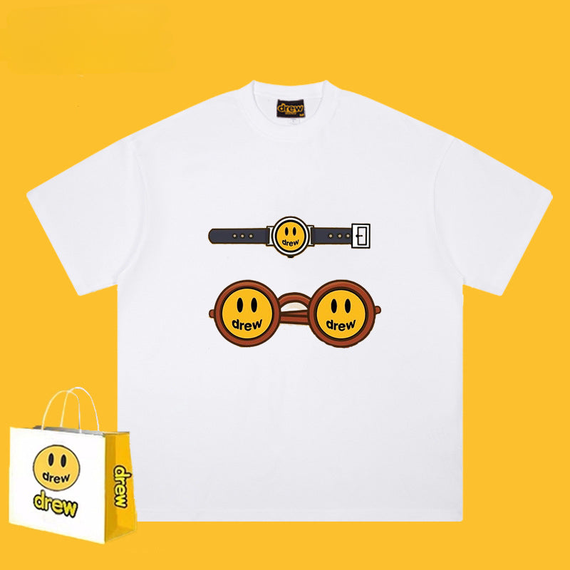 Drew T Shirts High Street Loose Men's Short Sleeve