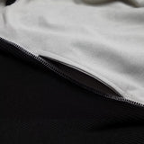 C.e hoodie early spring c.e patchworkcontrast color ribbed hooded sweatshirt