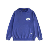 Amiri washed sweatshirt five-star little spider printing washed and distressed