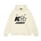 Amiri hoodie spotted five-pointed star print