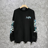Amiri long sleeve shirts overlapping letter dragon printing