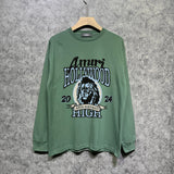Amiri long sleeve shirts colorless flower printing