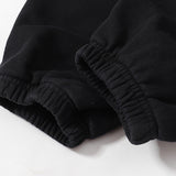 Hellstar Hoodie & Pants autumn and winter flare black flame pants hoodie