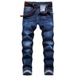 Mens Fashion Jeans Ripped D675#