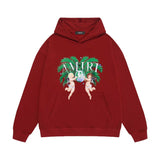 Amiri hoodie angel twins printing