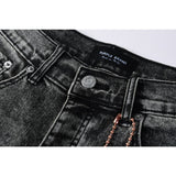 purple brand denim shorts