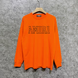 Amiri long sleeve shirts bevel letterprinting