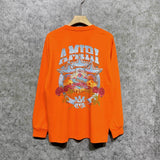 Amiri long sleeve shirts five-star rose printing