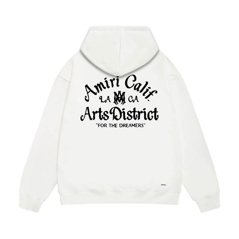 Amiri hoodie la limited art word printing