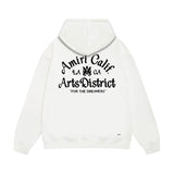 Amiri hoodie la limited art word printing