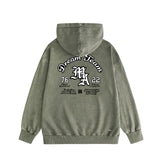 Amiri washed hoodie new arrivalletter logo washed distressed printing