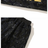 Bathing Ape Pant Joint Golden Skull Shark Head Letter Printed Drawstring Casual Pants
